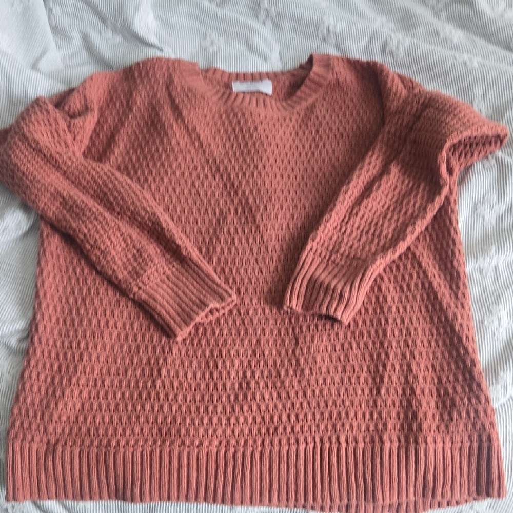 Old Navy Women's Knit Sweater - Warm Rust